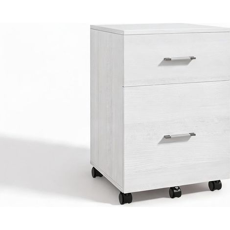 Meuble de rangement de bureau blanco 39,5 x 39 x 58,5 cm (1/5)