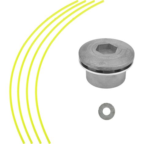 Tête de coupe-bordures en aluminium, kit de rechange pour débroussailleuse à fil, pièces détachées pour tondeuse à gazon