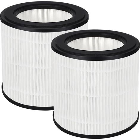 2er-Packung FY0194/30 Ersatz-HEPA-Filter, kompatibel mit Luftreinigern der Serie 800 AC0830/10 AC0820/30 AC0820/10 AC0819/10, Teilenummer FY0194/30 (1/5)