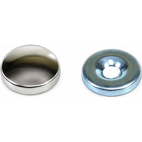 BORCHIE COPRIVITI BOMBATE- - ø mm.12 ottone nichelato - 200 pezzi
