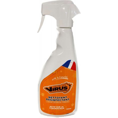 Nettoyant bactéricide toutes surfaces - Venteo - Orange - Adulte - Nettoyant à traitement virucide et fongicide