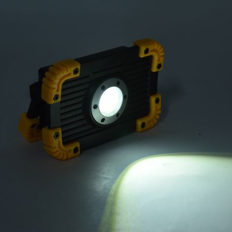 Mini lampe de camping, lampe de tente de camping extérieure, projecteur d'urgence multifonctionnel portable, modèle rechargeable COB (sans piles) (1/5)