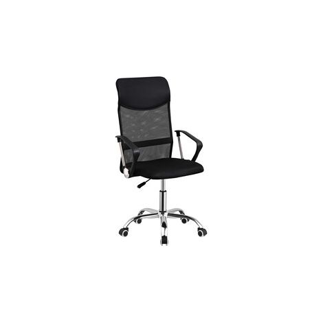 POLTRONA DIREZIONALE A GAS C/BRACCIOLI CLASSY NERO- 1,0 pz