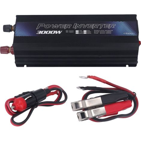 Convertisseur d'onde sinusoïdale d'inverseur de puissance de voiture avec le ventilateur de refroidissement de Port USB 500W DC 12V à AC (1/5)