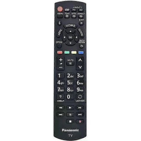 Télécommande d'origine Panasonic N2QAYB000829 pour les modèles TXL42ET60 et TXP50STW60 (1/4)