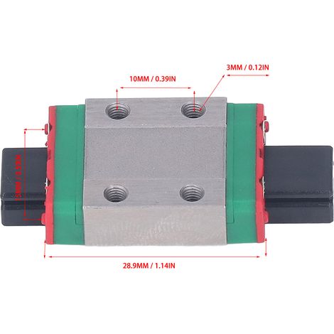 Linearführungsblock MGN9C: Präzise Positionierung, ruhiger und geräuscharmer Betrieb, für 3D-Drucker (1/5)