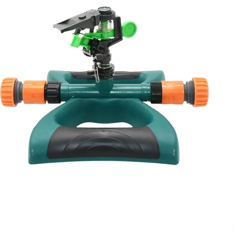 Arroseur de pelouse rotatif à 360° (tuyau 3I4 à 3I4) avec support de buse et bras oscillant rotatif. Arroseur pour irrigation agricole (1 pièce). (1/5)