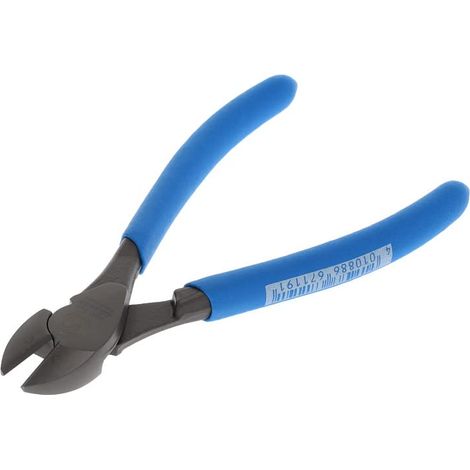 Pince coupante diagonale renforcée pour fils rigides et cordes de piano max. 2 mm, Poignée antidérapante, Trempée, Longueur 140 mm, 8316-140 TL (1/5)