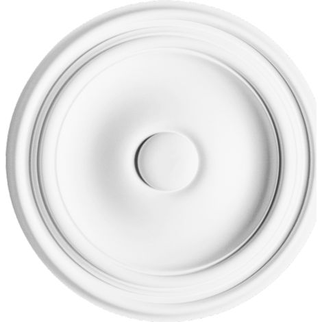 R07 Rosace de plafond Orac Decor ø 26cm - moulure décorative polyuréthane Avec un tube de colle