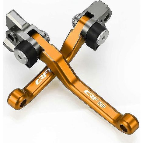 Levier de frein et d'embrayage CNC unique, compatible avec les motos tout-terrain Honda CRF150F (2003-2023, 2022, 2021, 2020, 2019, 2018, 2017). (1/5)