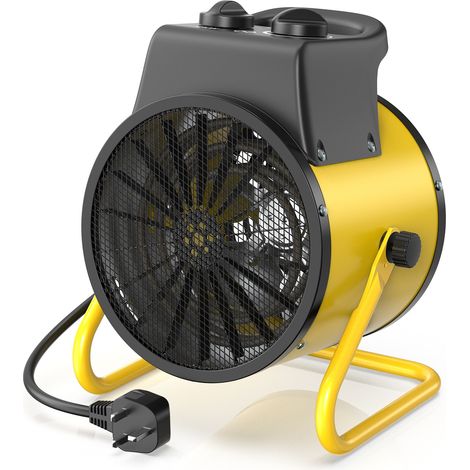 Fan Heater 2000W - Compact Electric Heater, Ideal for Home, Workshop and Construction Site - DAHTEC (1/5)