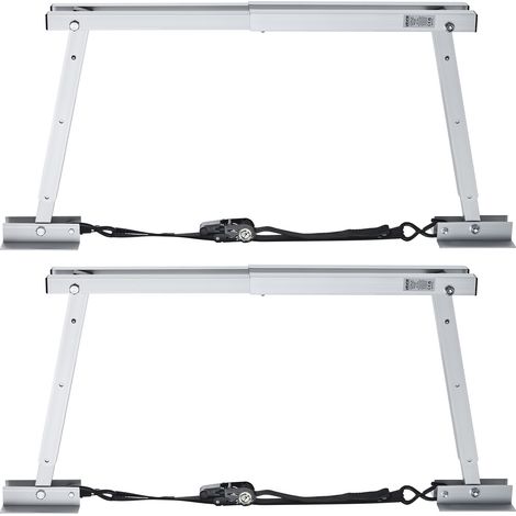 VEVOR Stabilizzatore per Paraurti per Camper, Set di Supporto per Caravan Rimorchi e Semirimorchi, Cavalletti di Sostegno per Auto, Altezza Regolabile da 304,8 a 711,2 mm, Peso di 2,8 kg, 2 pz