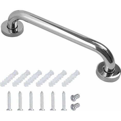 Haltegriff aus Edelstahl für Badezimmer, Badewanne, Haltegriff für Toilette, ältere Menschen/Behinderte/Kinder/Schwangere, 30 cm