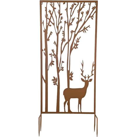 Treillage Cerf arboré 60x10x140cm (1/3)