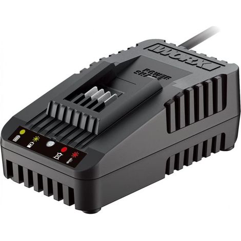 Chargeur 20 V WA3880 – Charge rapide 2000 mAh en 60 min – Indicateur de charge – Compatible batteries WORX Power Share (1/5)