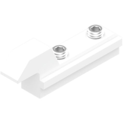 Gâche coulissante LA CROISEE DS DS2264 blanc 42 x 10,8 x 15,6 mm