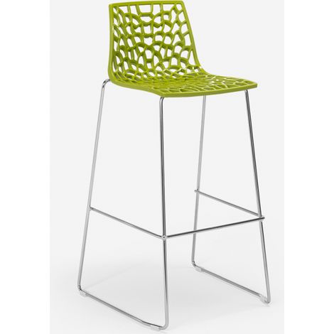 Taburete de Cocina Grand Soleil 74cm Design Spider Slitta - Verde Anís (1/5)