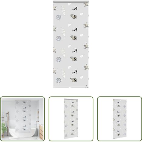 Cassette de douche -  Store enrouleur de douche avec cassette largeur du tissu 86 cm (1/5)
