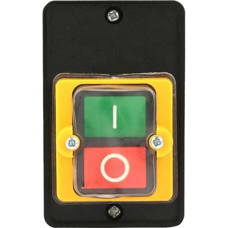 Bouton-poussoir AC220V / 380V 10A Bouton-poussoir Imperméable Bouton Poussoir ON/OFF Utilisé pour Machines Textiles d'Équipement Mécanique