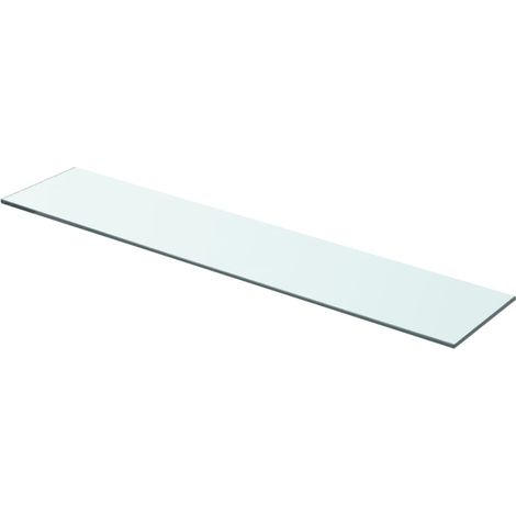 vidaXL Mensola in Vetro Trasparente 70x15 cm (1/3)