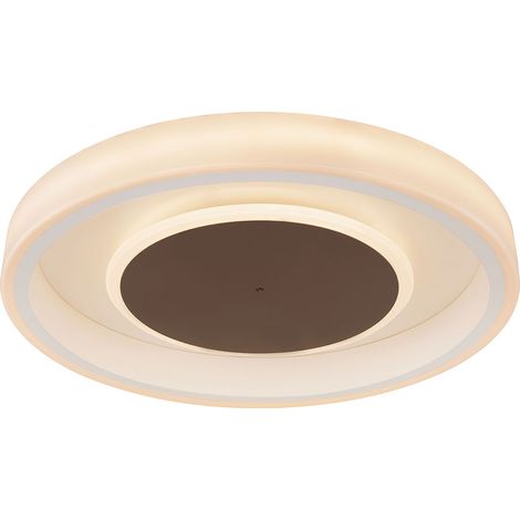 Globo - plafonnier - Goffi - blanc - métal - Ø 50cm - LED -