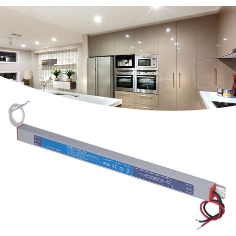 Alimentation pour bande LED 48 W ultra-mince, entrée 180-250 V CA, 24 V (1/5)