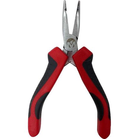 Pinza mini a becchi 1/2 tondi curvi 130mm cr-v