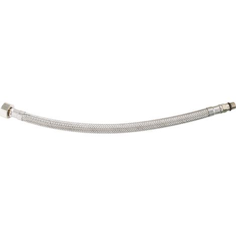 Flexible sanitaire inox - DN8 - Longueur 50cm - Femelle 12/17 -  Mâle 10/100 (1/5)