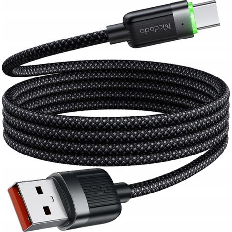 Cable USB-C de carga rápida Mcdodo para Samsung Xiaomi TIPO C 6A 100W 1M LED (1/5)