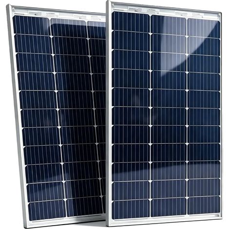 Panneau Solaire, Haute Efficacité, Construction Durable, Bifacial 102W 2PCS (1/2)