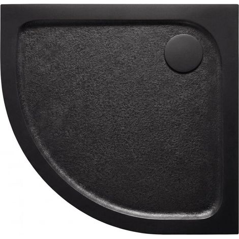 40x80 cm receveur de douche en marbre coulé, Swiss Aqua Technologies Project, sans siphon ni pieds, noir mat (SATSVPRO80SCA) (1/5)