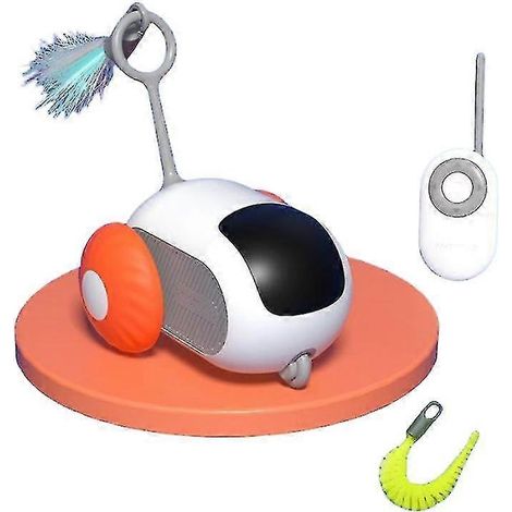 Turbo Tail 2.0 Katzenspielzeug - Turbo Tail Maus Katzenspielzeug mit Fernbedienung Zekai (orange) (1/5)