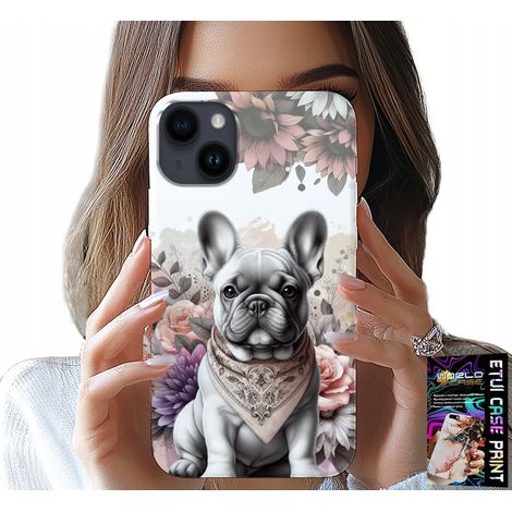 Custodia per iPhone 14 - bulldog bulldog cani razze canine retro (1/5)