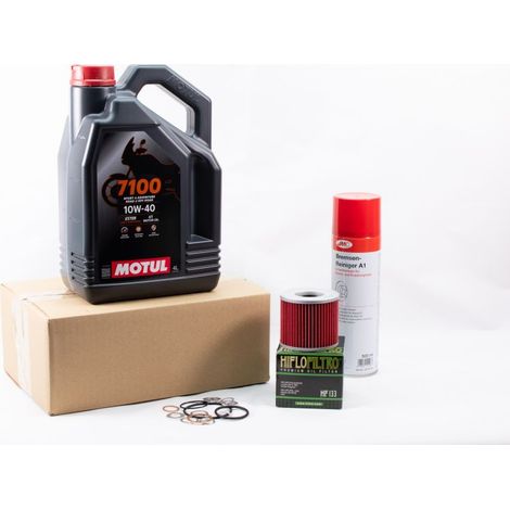 Kit Entretien Vidange Standard pour SUZUKI GSX 400 de 1980 à 1987 - ELF MOTO 4 ROAD 10w40 4L