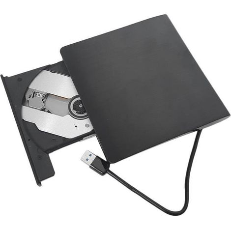 Lecteur graveur DVD ± RW Slim USB 3.0 externe Disque dur de stockage optique pour MacBook (1/4)
