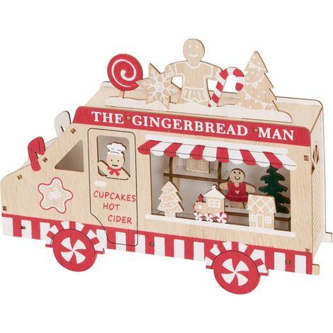 DKP INT CAMIÓN DE MADERA PE3L L28 P - Feeric lights & christmas (1/4)