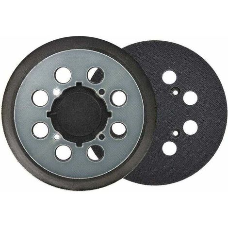 Sanding disc and backing pad. Replacement backing pad for DeWalt DCW210N DWE6423 5 random orbital sander, 1 piece, 125 mm replacement backing pad with 8-hole hook and loop fastener. (1/4)