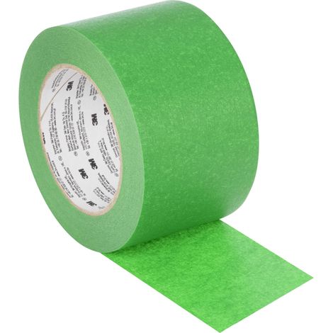 Ruban de masquage 3M 2814 Vert, en Papier crépon, 72mm x 50m ( Prix pour 1 )