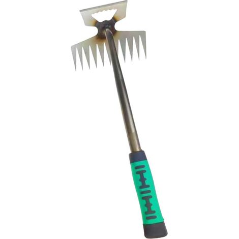 Extracteur Mauvaises Herbes 11 Dents – Outil Désherbage Jardin (1/5)