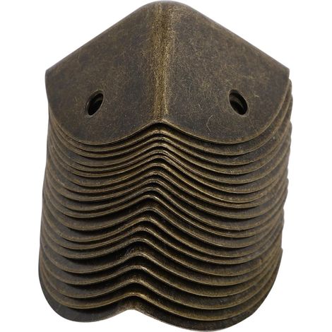 20 protège-coins décoratifs - bois - bronze - style vintage (1/5)