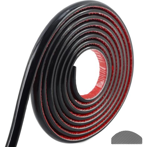 Flexible schwarze Wandleiste für Kantenabschluss 5 m x 1,3 cm (1/5)