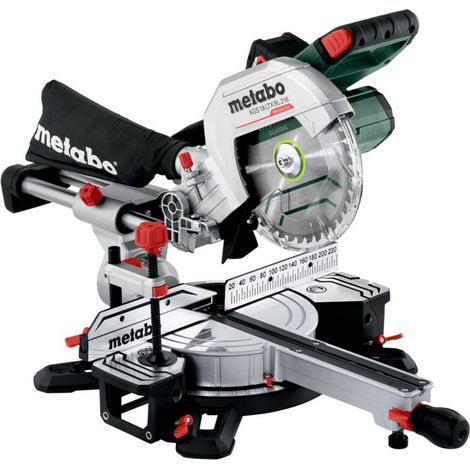 Metabo Akku-Kapp- und Gehrungssäge KGS 18 LTX BL 216 mit Zugfunktion,1x 4.0Ah + Lader