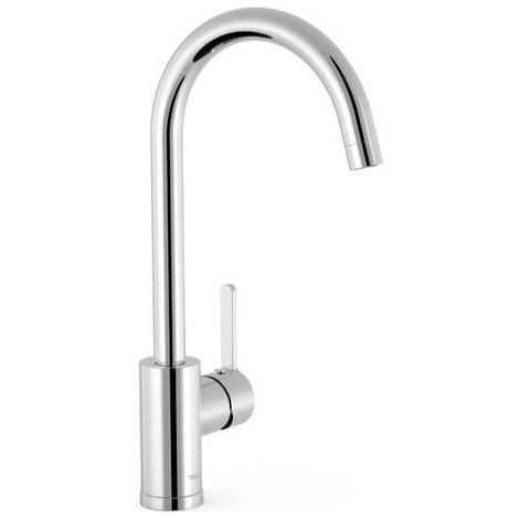 GRIFO MONOMANDO PARA COCINA CON LATIGUILLOS DE ALIMENTACIÓN (1/2)