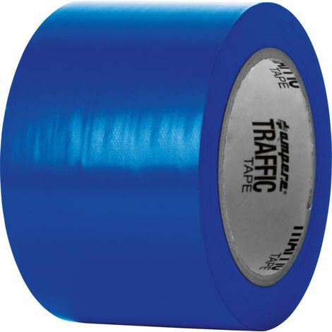 Ampere, Bande de marquage de sol, largeur 75 mm, bleu