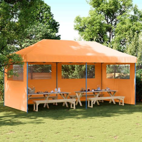 Party-Zelt Orange 292 x 580 x 315 cm Oxford-Stoff
