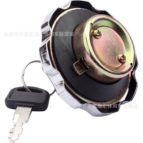 Pièces détachées pour tricycles compatibles avec les véhicules tout-terrain Honda CG125, Zhujiang ZJ125 et Xingfu XF : bouchon de réservoir/bidon d’essence (1/4)