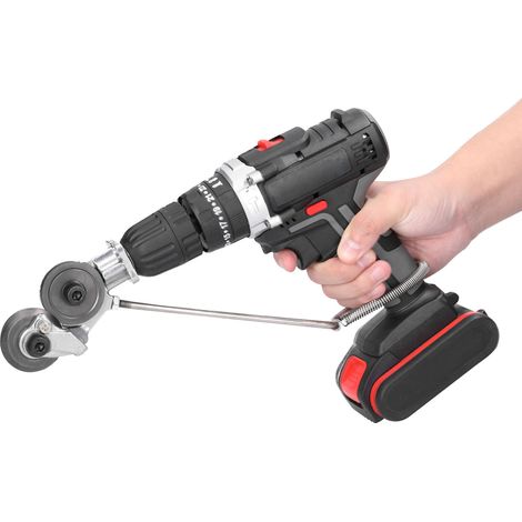 Perceuse-coupeuse électrique 12V-21V Lithium-Ion pour tôles et acier au carbone, idéale pour les travaux industriels. (1/5)