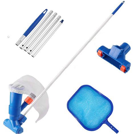 Kit de nettoyage de piscine, outils d'entretien, skimmer hors-sol, tuyau d'aspiration (1/5)