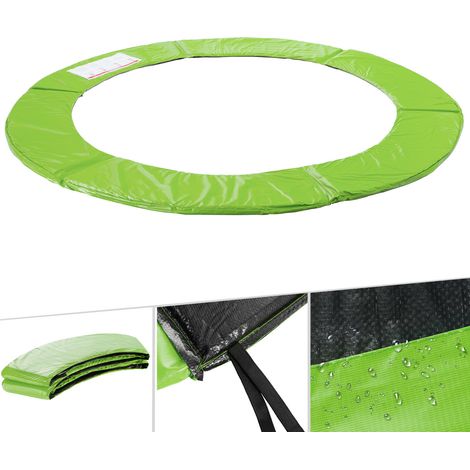 AREBOS Copertura Bordo di Protezione per Trampolino Elastico Molla 183 cm verde chiaro
