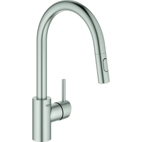 Mezclador monomando de fregadero Grohe Concetto, 223 mm de (1/5)